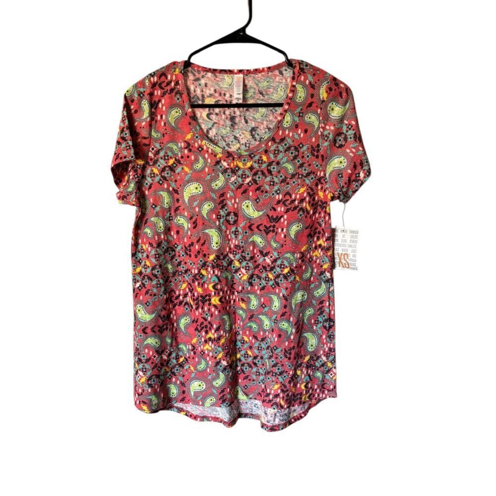 LuLaRoe Top In A Multi-Color Patterned Top - Picture 2 of 6